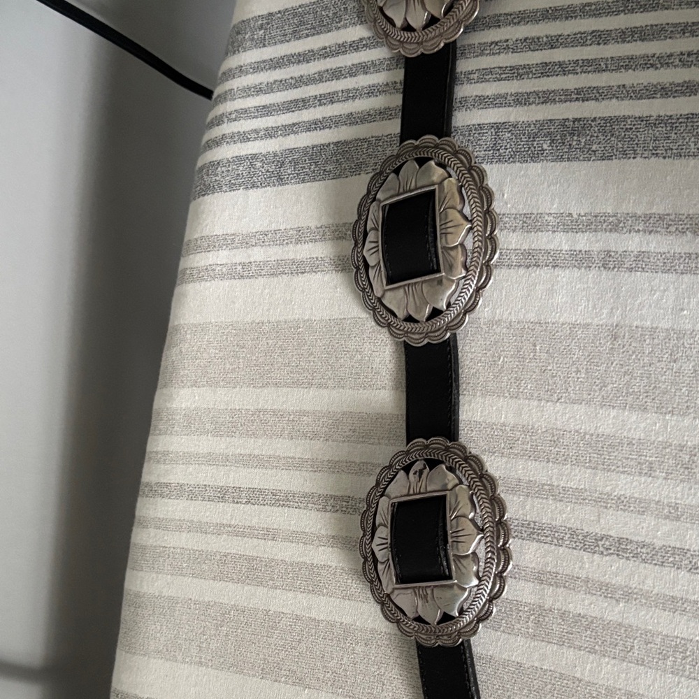 Brighton Black and Silver Women's Belt